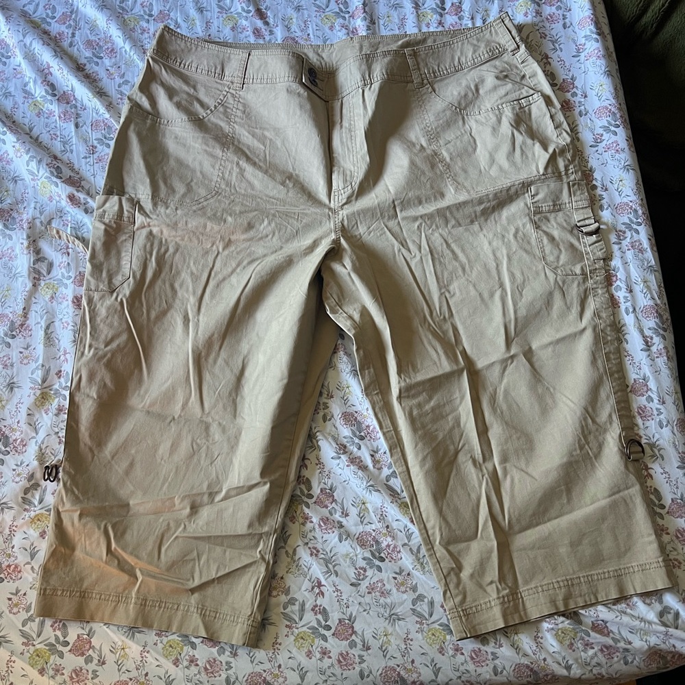 Catherines Tan Capris for Women